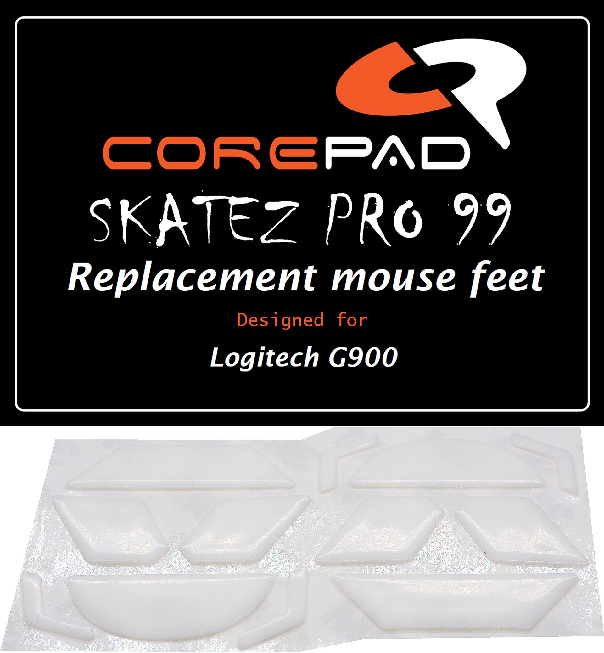 Corepad 【Gaming Mouse Feet】 Logitech G900 Dedicated Mouse Sole CS28580 