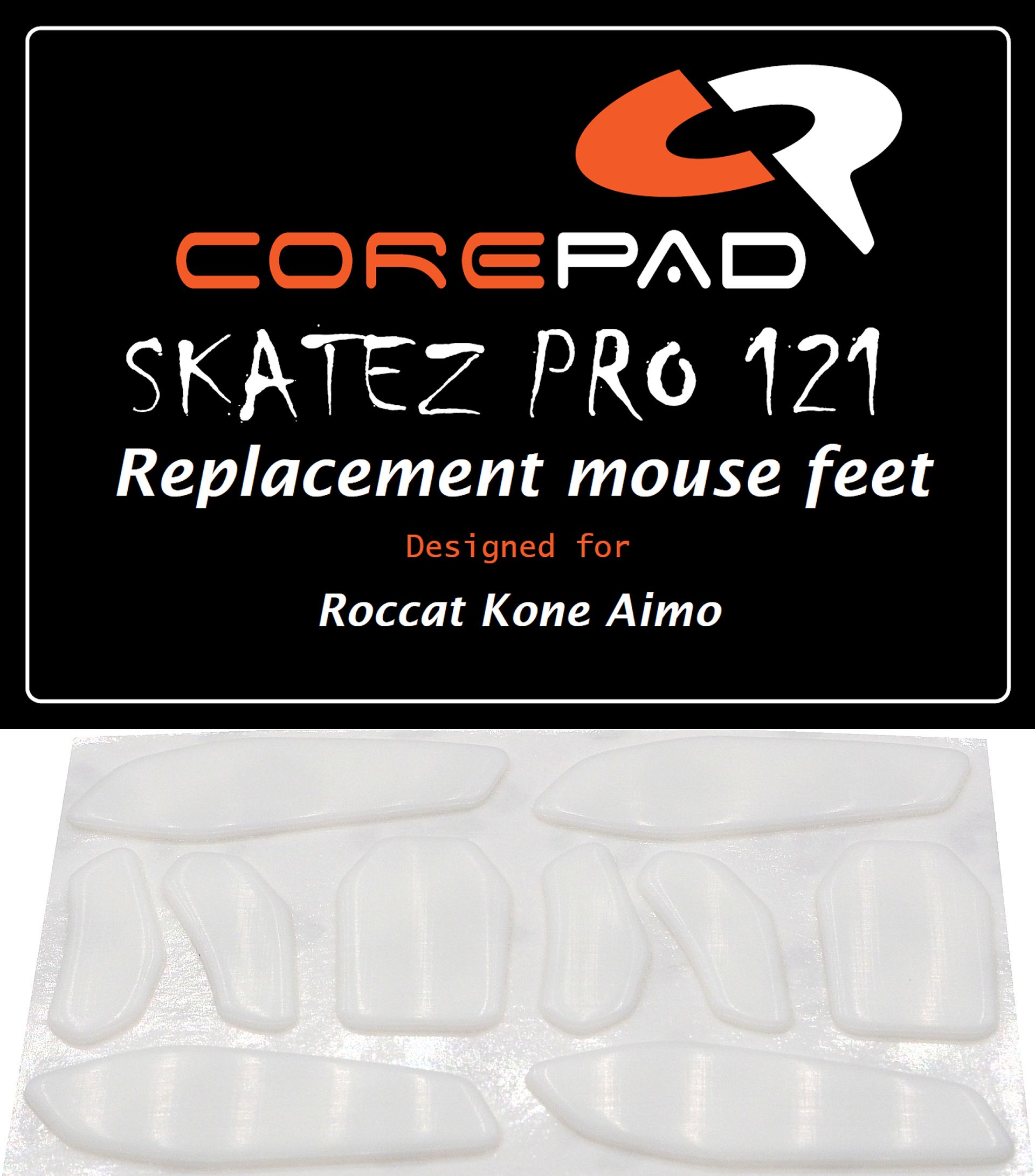 Corepad Skatez Roccat LEADR Replacement Teflon® mouse feet Hyperglides