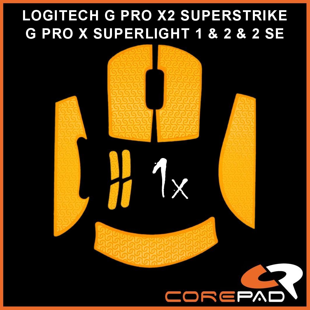 Set Di 2 Nastri Antiscivolo Per Mouse Grip | Compatibile Con Logitech G Pro X Superlight | Controllo E Sudore Assorbito