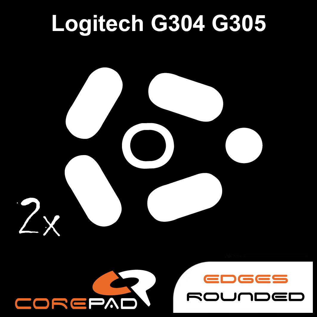  Corepad Skatez PRO 138 Patins Teflon Souris Pieds Logitech  G304 G305