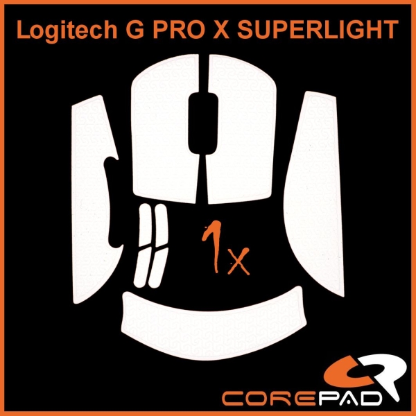 Corepad Soft Grips Logitech G PRO X2 SUPERSTRIKE / PRO X SUPERLIGHT 2 / PRO X SUPERLIGHT 1