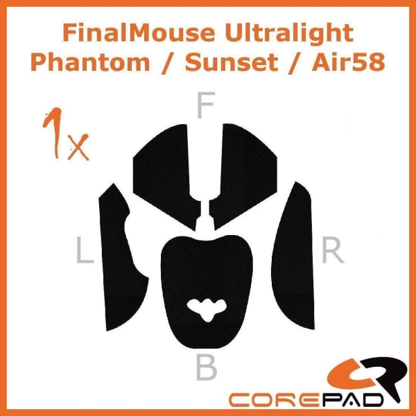 Corepad Grips FinalMouse Ultralight Phantom Sunset Tournament Air58