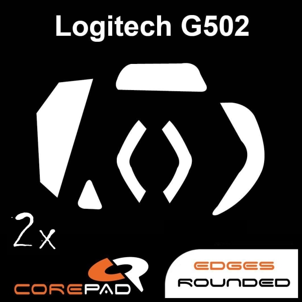 Hyperglides Hypergleits Hypergleids Corepad Skatez PRO Logitech G502 Proteus Core Spectrum Hero